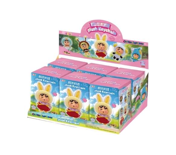Neue Eaki Original Crayon Shin-Chan Anime Figur Blind Box Plüschpuppe Schlüsselanhänger Anhänger Modell Spielzeug Für Kindergeburtstagsgeschenk