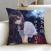 popular anime Komi Cant Communicate Cushion Cover Soft  EasyWash Pillow Case  Versatile for Couch Bed Travel and Office