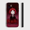 Comedy Animation R-Ruby Glow Phone Case For IPhone 17 Air 16 15 14 13 Pro Max 11 12 Black Silicone Cover