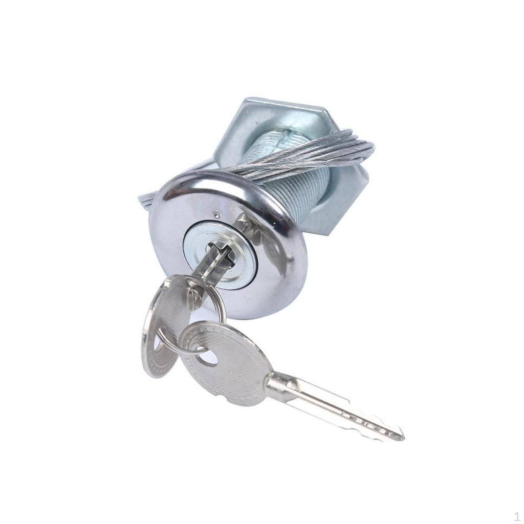 Serrure d'urgence pour porte de garage remplace les pièces de réparation en alliage de zinc professionnel premium installation facile