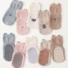 3 Pairs Set Baby and Toddler Socks Anti Slip Cotton Socks for Boys and Girls Cute Ankle Socks for Children