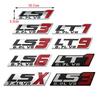 1Pc 3D Metal Car Body Rear Trunk Side Fender Emblem Sticker Auto Exterior Badge Decal