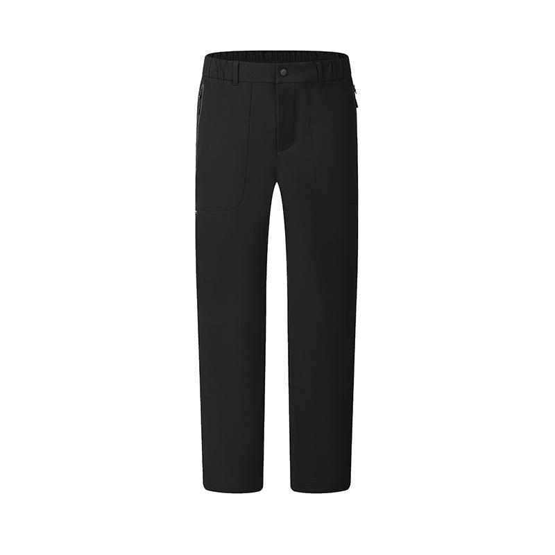 Fila Fashionable Versatile Simple Woven Casual Pants Men Bottoms Deep-Black A11M517806FBK