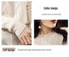 Women's Wool Cable Knit Loose Pullover - Round Neck, Seamless Diamond Design, Autumn/Winter Style.
