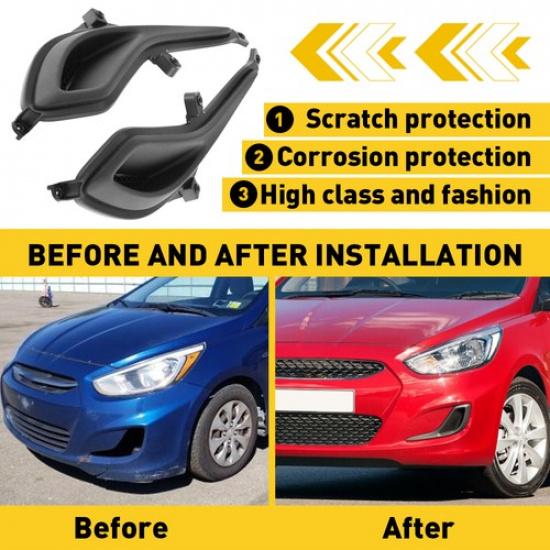 Rear Lights Bumper Covers Fog LE For 2015-2017 2016-2017 Accent Sport Hyundai US