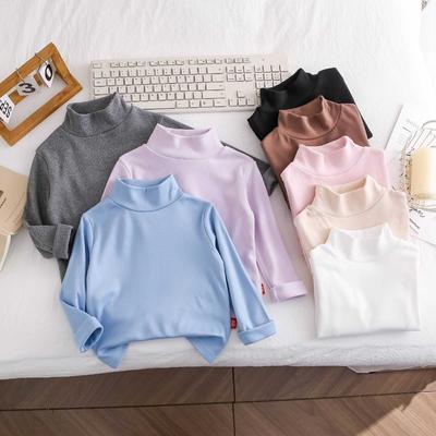 Çocuklar için Yeni Sonbahar Giysileri: Alman Kadife Temel Tişört, Şık ve Çok Yönlü. Yakalı Uzun Kollu Üst, Trend ve Sıcak Giyim