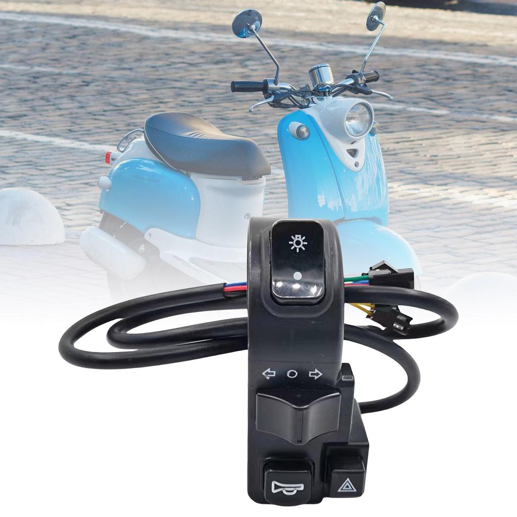 Tricycle Horn Headlight Steering Double Flash Combination Electric Bike Switch for Electric Scooters