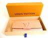 Authentic LOUIS VUITTON Epi Rose Pink Leather Flap Long Wallet Portefeuille Louise #9921 Open Box