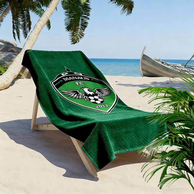 MANAUS FC Print Beach Towel, Large Soft Quick Dry Towel for Beach Camping Swimming