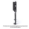 1Pcs 80mm Magnetic LCD Display Digital Depth Gauge Woodworking Hand Measuring Ruler