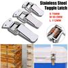 Silver Spring Loaded Latch Durable Spring Lock Home Hardware Toggle Latch  Wooden Box
