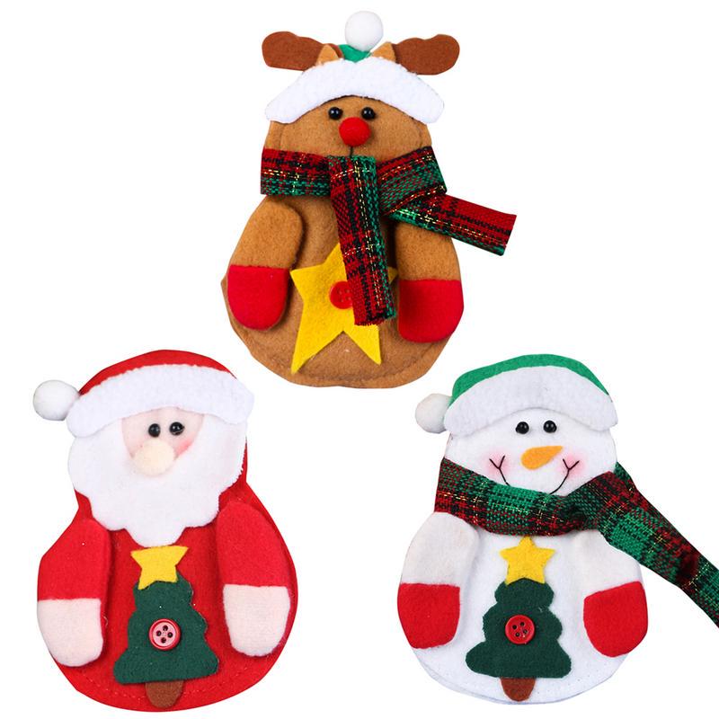 Buy Christmas Cutlery Bag Cutter Set Christmas Ornaments Christmas