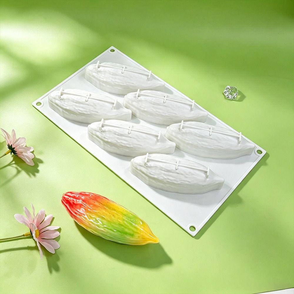 Food Grade Silicone Fruit Pudding Mold 6 Cavity DIY Cake Decorating Tools Pudding
