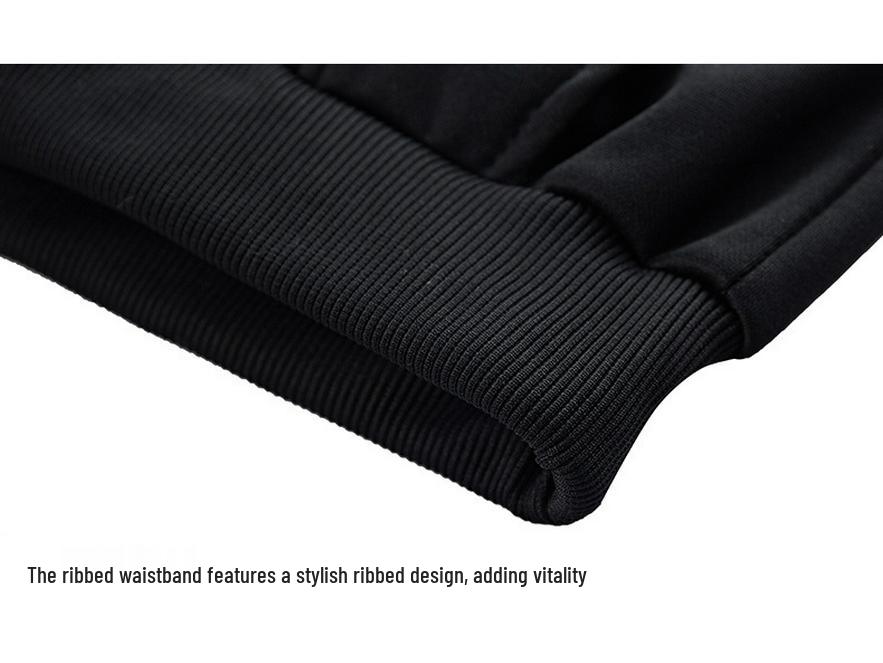 Men's Fleece-Lined Sports Set: Jacket & Long Pants, Plus Size M-8XL, Autumn/Winter.