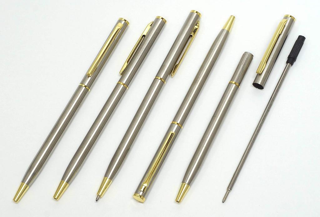 Brown recycled cowhide B5 book and notebook cover with Top Flat 904 rotating ballpoint pen set (T23-B5-005C-803)