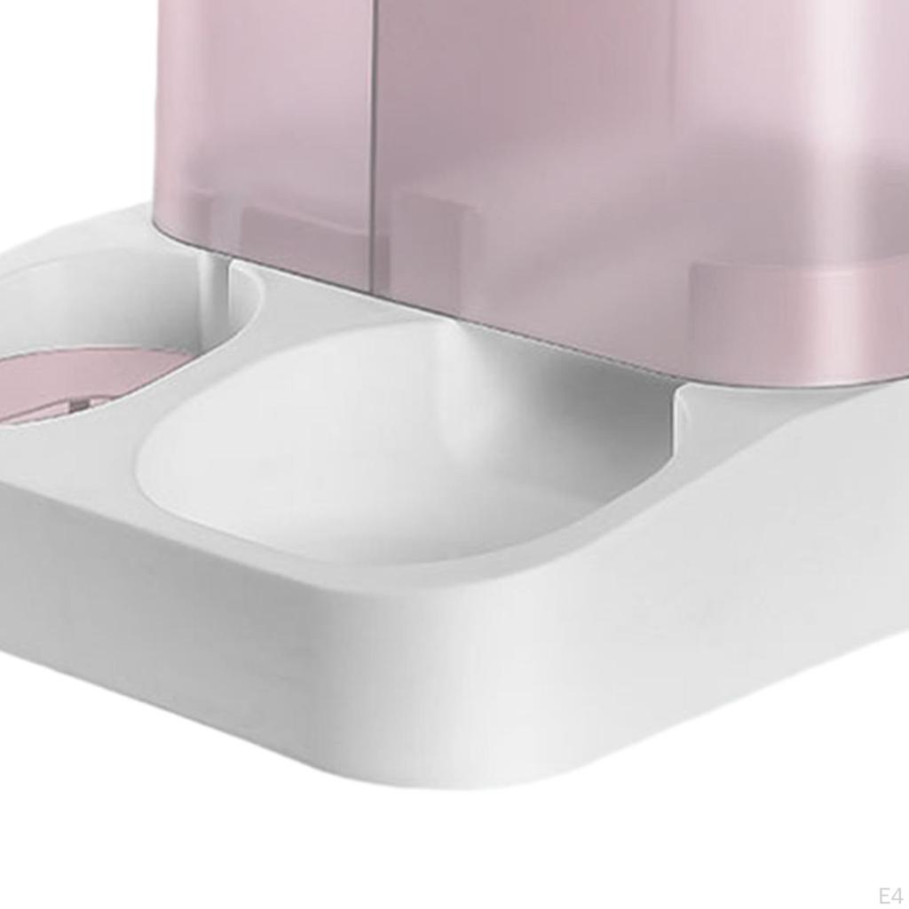 Automatischer Futterspender 2 in 1 Haustierspender Abnehmbarer Futter- und Wasserspender