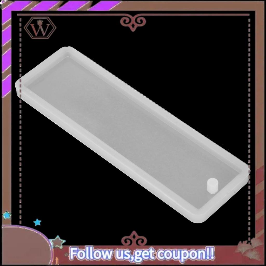 (New)-36 Pcs Rectangle Silicone Bookmark Mold DIY Bookmark Mould Making Epoxy Resin Jewelry