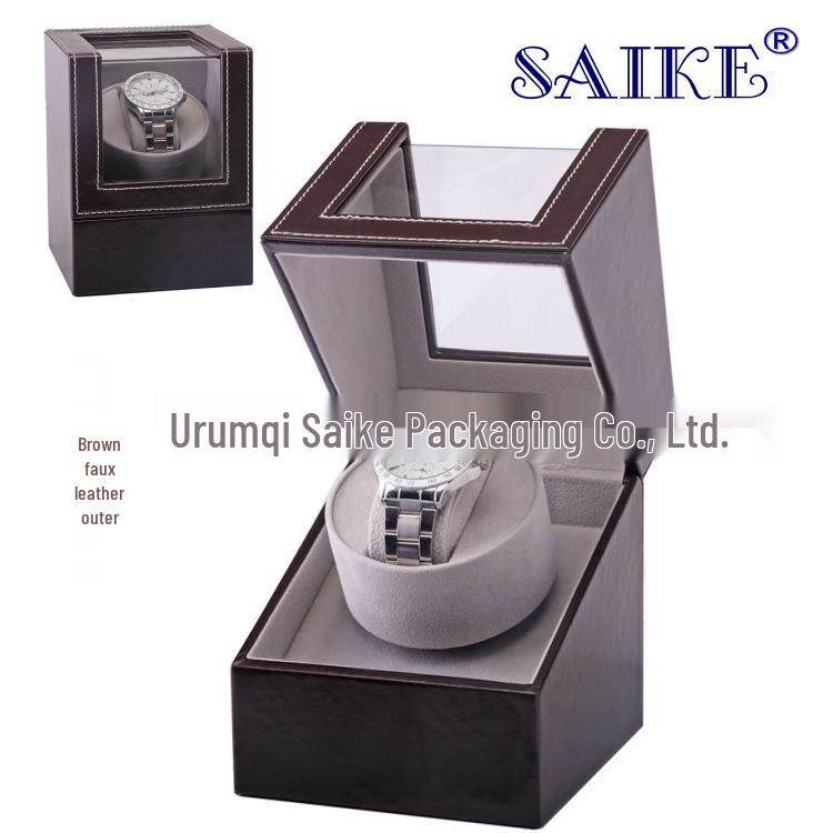 Automatic Rotating Watch Winder Box with Electric Motor for Mechanical Watches
