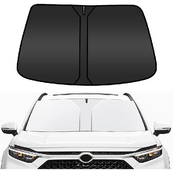 Double Thickened Vehicle Windshield Shade, Sun UV Blocker Cover For Front Window, Baby Sunshade Heat Reflector In Car, Car Shield Accessories