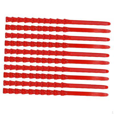 100 Pieces Numbered Chicken Leg Bands Tags Color Versatile Reusable Poultry Foot Rings for