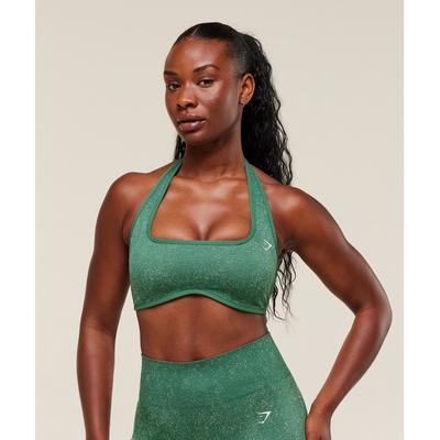 Adaptar Fleck X Whitney Sutiã Esportivo com Gola Halter Levanta Argila Verde Verde B4c1j ec8X