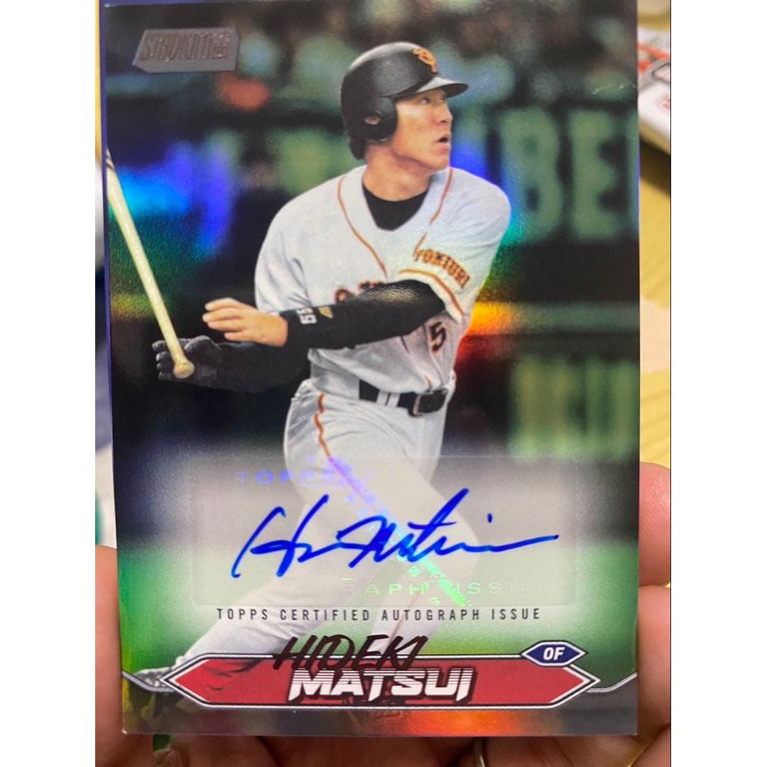 [Rare] 2024 Hideki Matsui autograph card 08/50