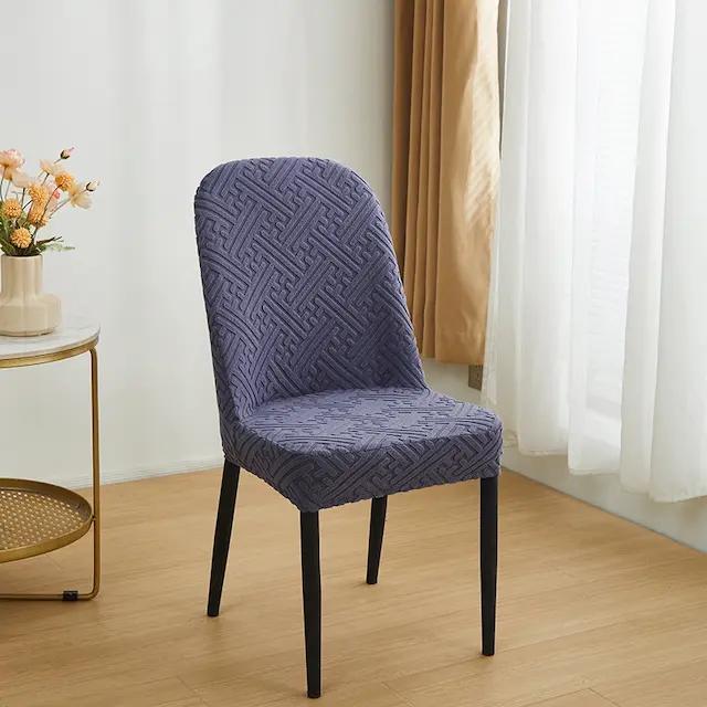 1Pcs Seat Slipcovers For Dining Room Home Decor Thickened Curved Backrest Chair Cover Special-shaped Cover Cushion Cover