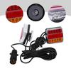 Universal 7 Pin LED Tail Lights for Trucks Trailers Tractors Buses 2835 LED Beads Brake Reverse Turn Signal Lights