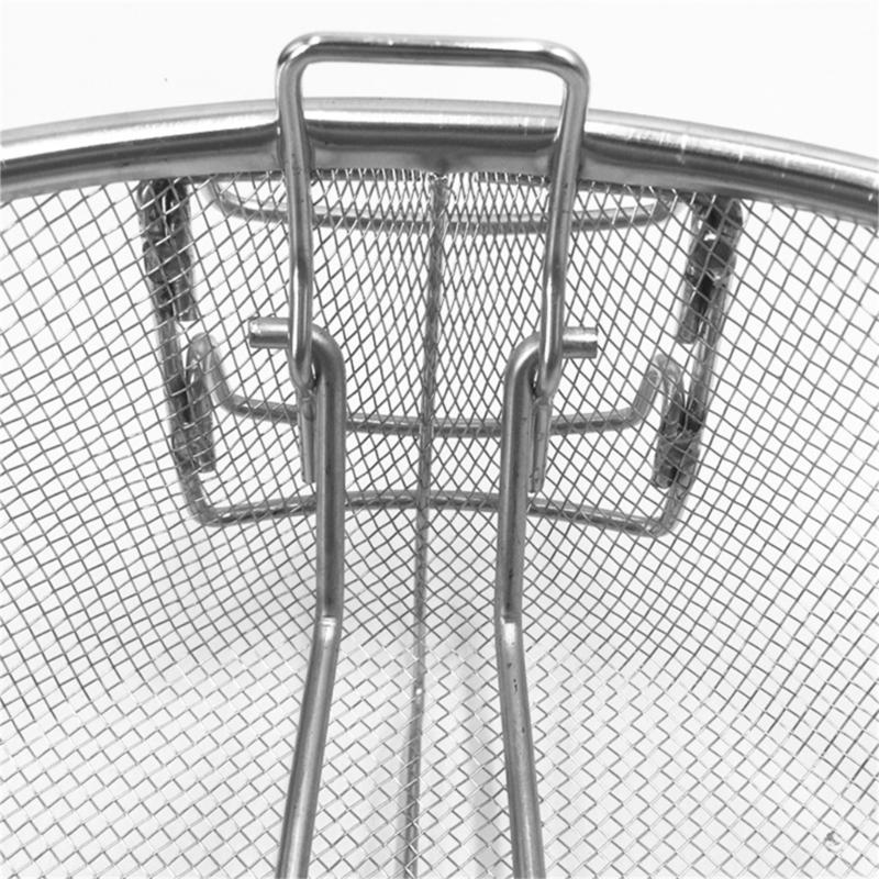 Stainless Steel Frying Basket Square Steaming Basket Convenient Cooking Tools Air Fryer Accessories for Air Fryers