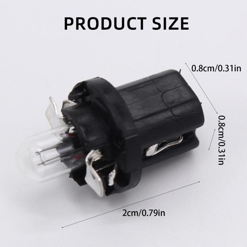 Car Dashboard PCB Instrument Panel Light Bulbs With Holder Base Socket Suitable For Enhancing Vehicle Performances 10pcs