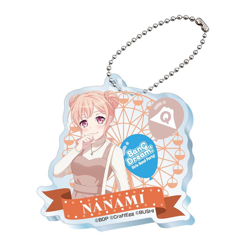 BanG Dream! Girls band Party! Acrylic Pendant Keychains  Accessories Car Key Chain Key Ring Phone Bag Hanging Jewelry Gifts 6 cm