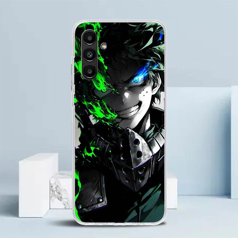 Midoriya Izuku Deku MHA My Hero Phone Case For Samsung Galaxy A17 A37 A57 A16 A15 A14 A13 A56 A55 A54 A53 A36 A35 A34 A33 A26 A2