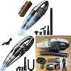 Handheld Car Vacuum Cleaner Rechargeable Wet Dry Pet Hair Remover For Home And Vehicle Cleaning