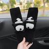 Car Seat Belt Shoulder Protector Cute Lying Bear Panda Shoulder Protector Soft, Comfortable and Wear-Resistant