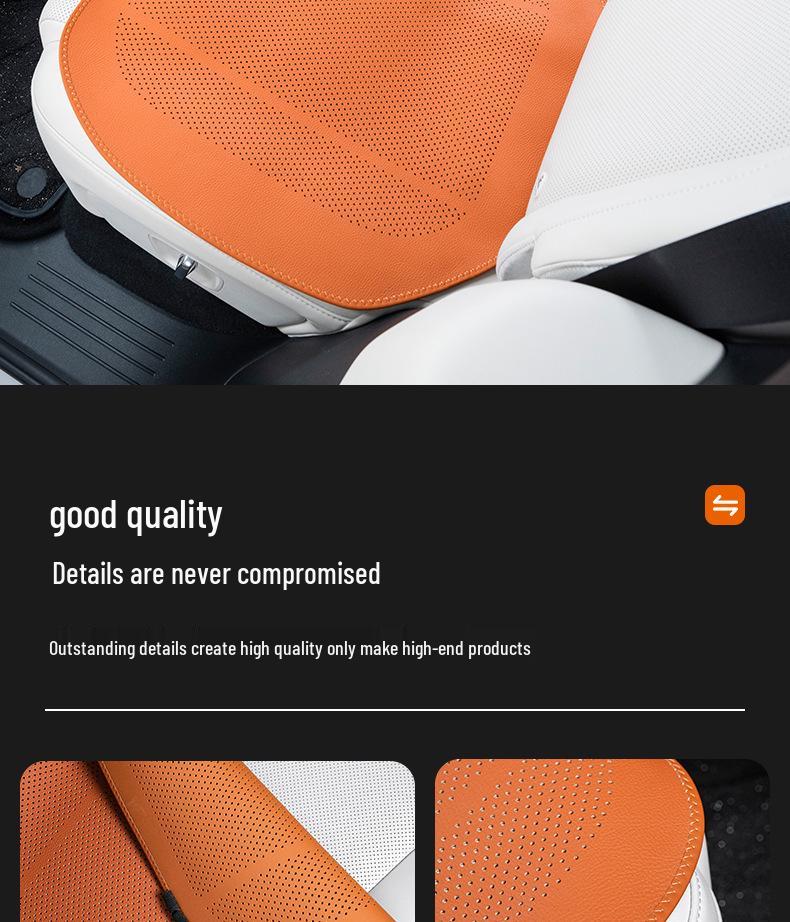 Jiyue Cars Lychee Pattern Perforated Seat Cushion - All-Season Universal for Jiyue 01, 07, and SIMUcar