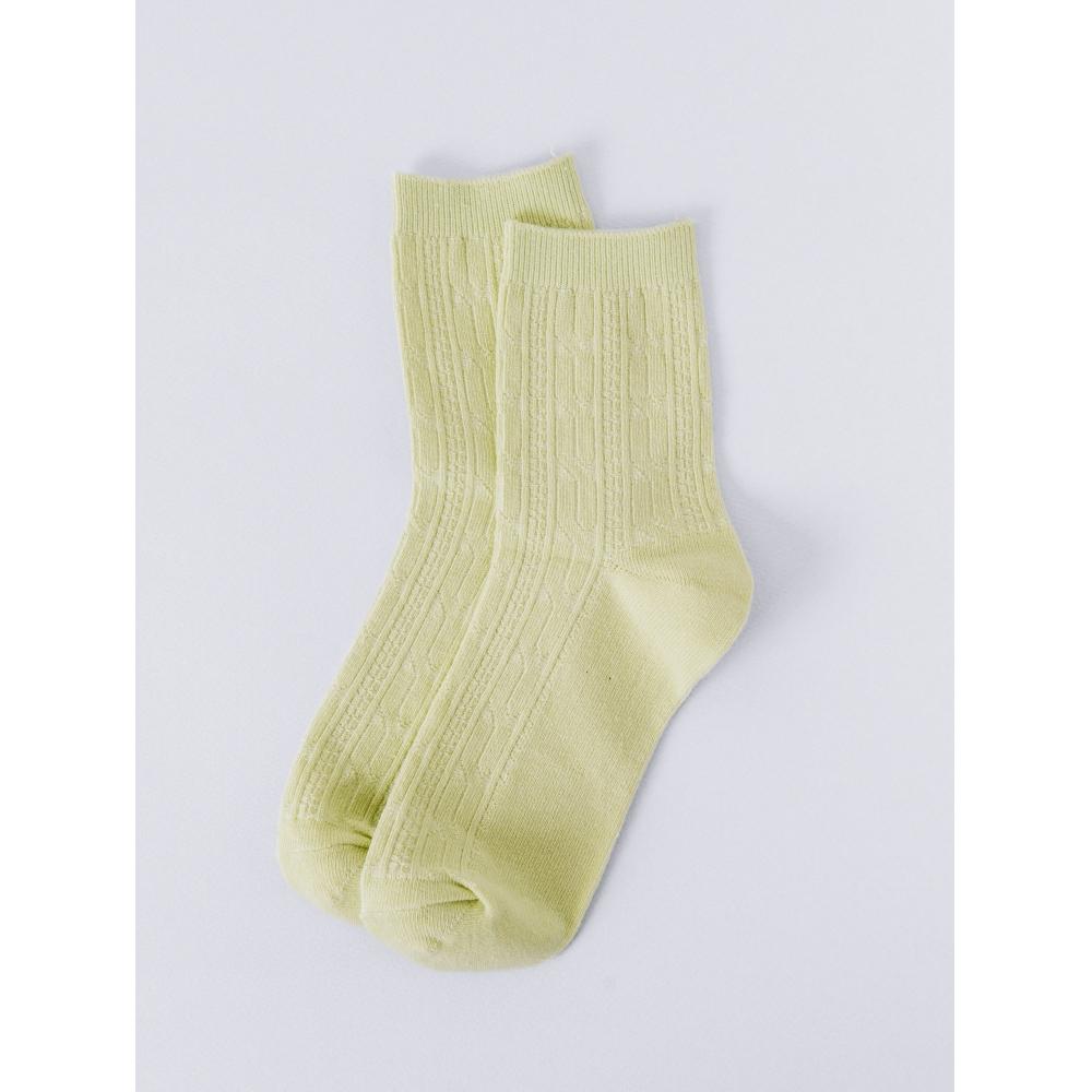 

DaiSo Women S Point Mid Calf SockS Green