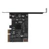 Acogedor PH6602 PCIe To USB 3.2 Gen 2x2 Expansion Card, 20Gbps Type E Key A Front Header Adapter, ASM3242 Chip 15Pin Powered Internal Type C