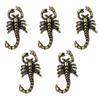 Embossed Nail Charms 3D Scorpion Nail Art Accessories for DIY Nail Art Design Nail Art Decoration Jewelry Making