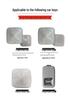 Zeekr 9X Key Case & 001 Buckle Decor: Refreshed Version Interior Accessories