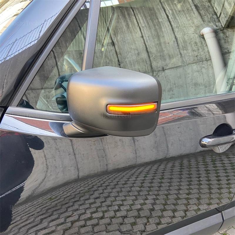 2 stk. LED gul dynamisk blinklys sidespeil blinklys pil sekvensiell blinklys repeater for Jeep Renegade 2015-