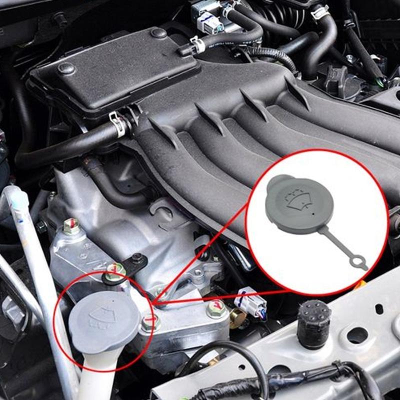 Universal Fit Windshield Washer Tank Reservoir 28910-6FP0A 28910-6FL0A NI1288184 Large 2.5L Capacity Easy Monitoring
