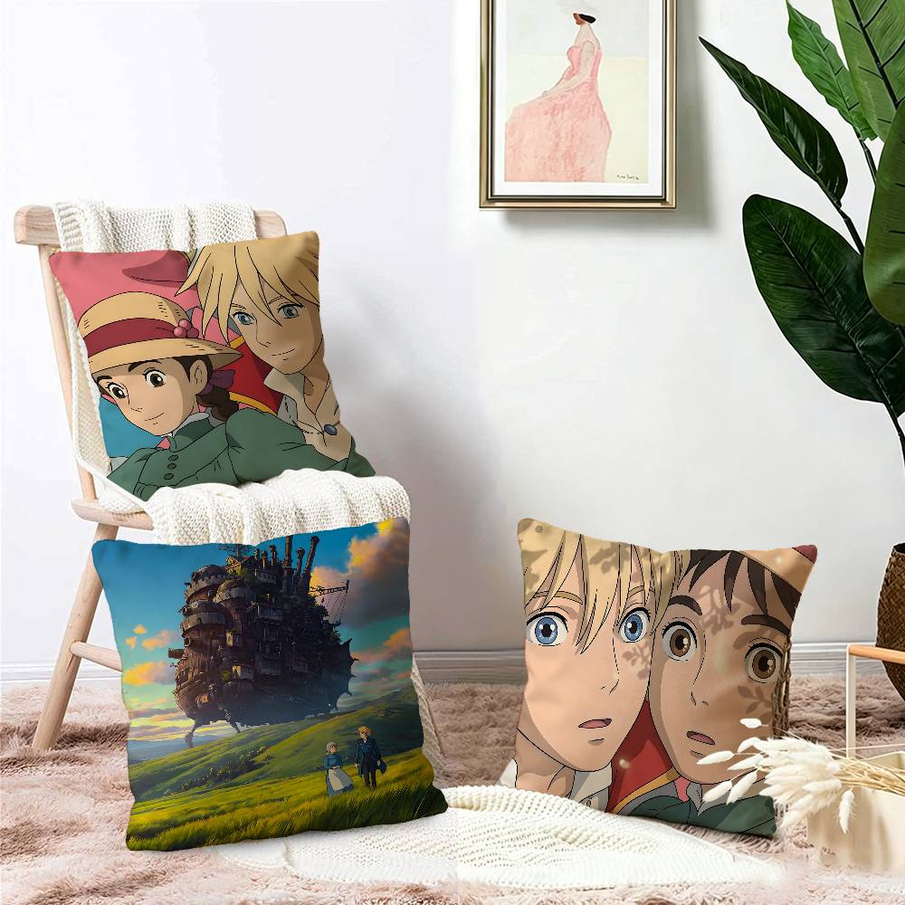 H-Howls-Moving-CastleS Lucky Dragon pillow cover sofa cushion cover home room decoration children gift
