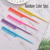 Rat Tail Comb Picking Comb Plastic Hairdressing Comb Anti-static Hair Styling Comb For Barber Salon Home Use