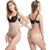 Body con spalline sottili in pizzo, schiena a T, con sostegno al seno e modellante in vita