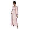 Cross-border Europe, America, simple fashion, summer long-sleeved women's skirts, dresses, women's clothing  autumn and winter  independent station