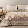 Plaid Gran Scaldotto Double Bed Java In Combed Cotton 270X270 250 G/sqm