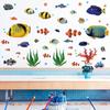Sea Wall Decals Fish Wall Decals Fish Wall Nursery Stickers Removable Peel And Stick Art for Kids Baby Bedroom Living Room