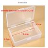 Game Transparent 2pcs Plastic Boxes Plastic Storage Case Playing Cards Container Playing Card Box