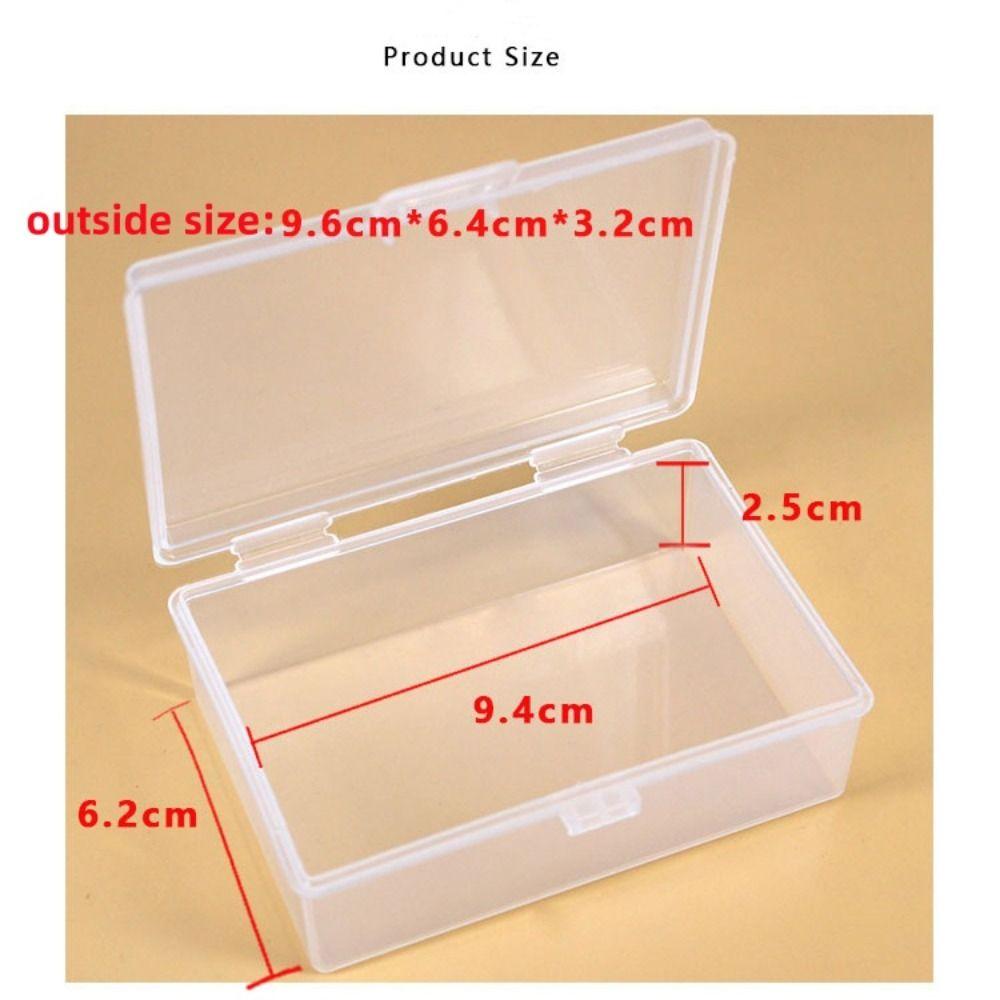 Game Transparent 2pcs Plastic Boxes Plastic Storage Case Playing Cards Container Playing Card Box