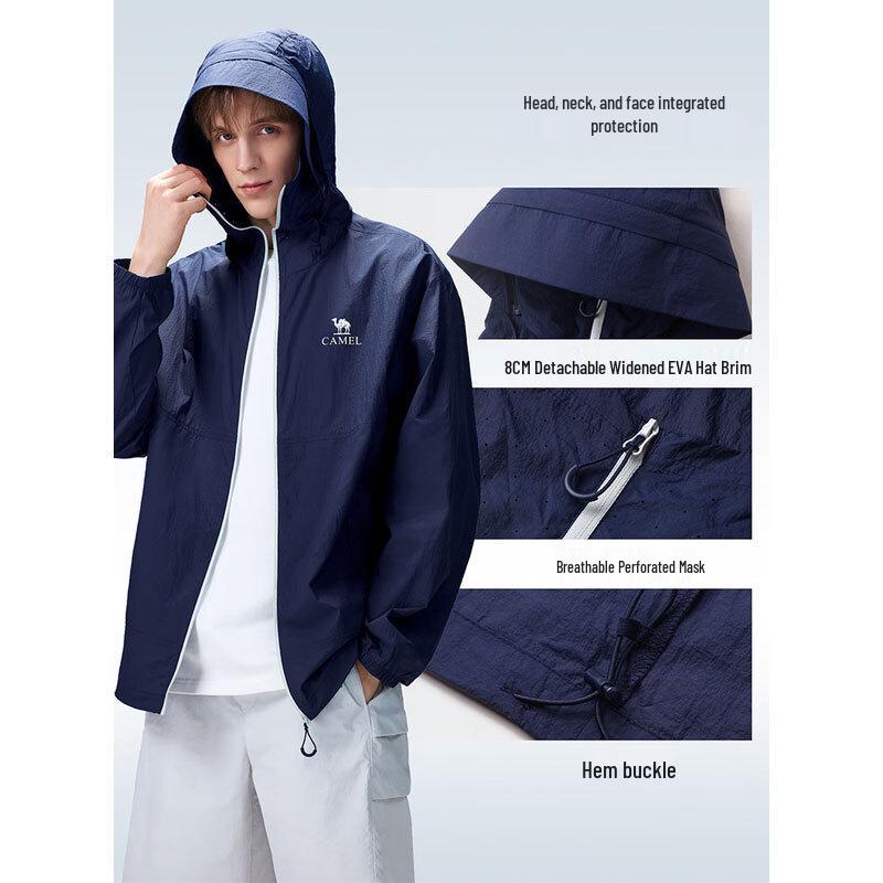 Atmungsaktive Sportjacke mit Kühleffekt und Sonnenschutz für Paare